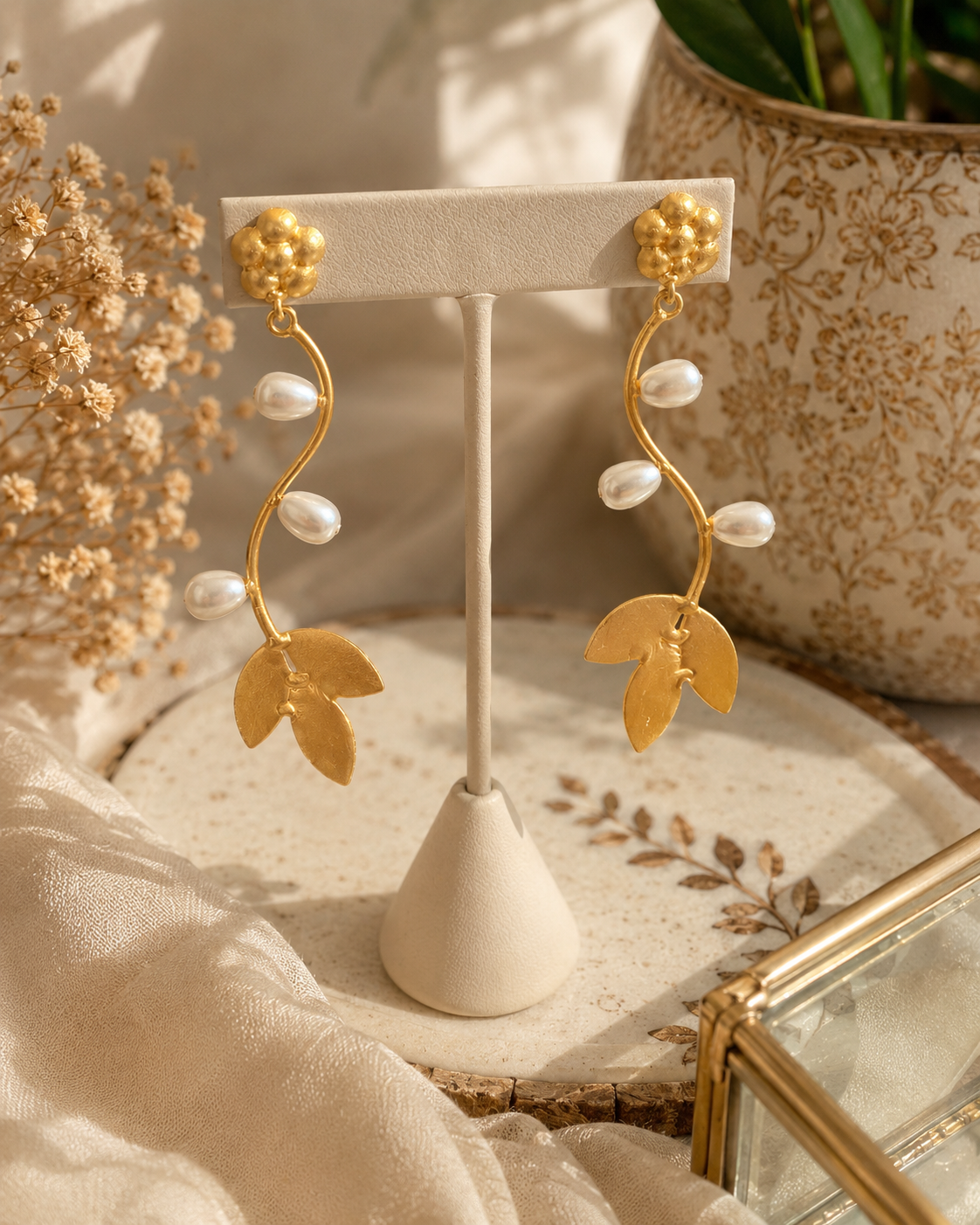 Midnight Gold Earrings
