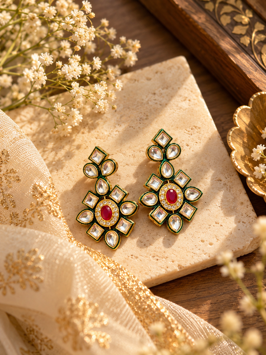 Aks Kundan Necklace Set