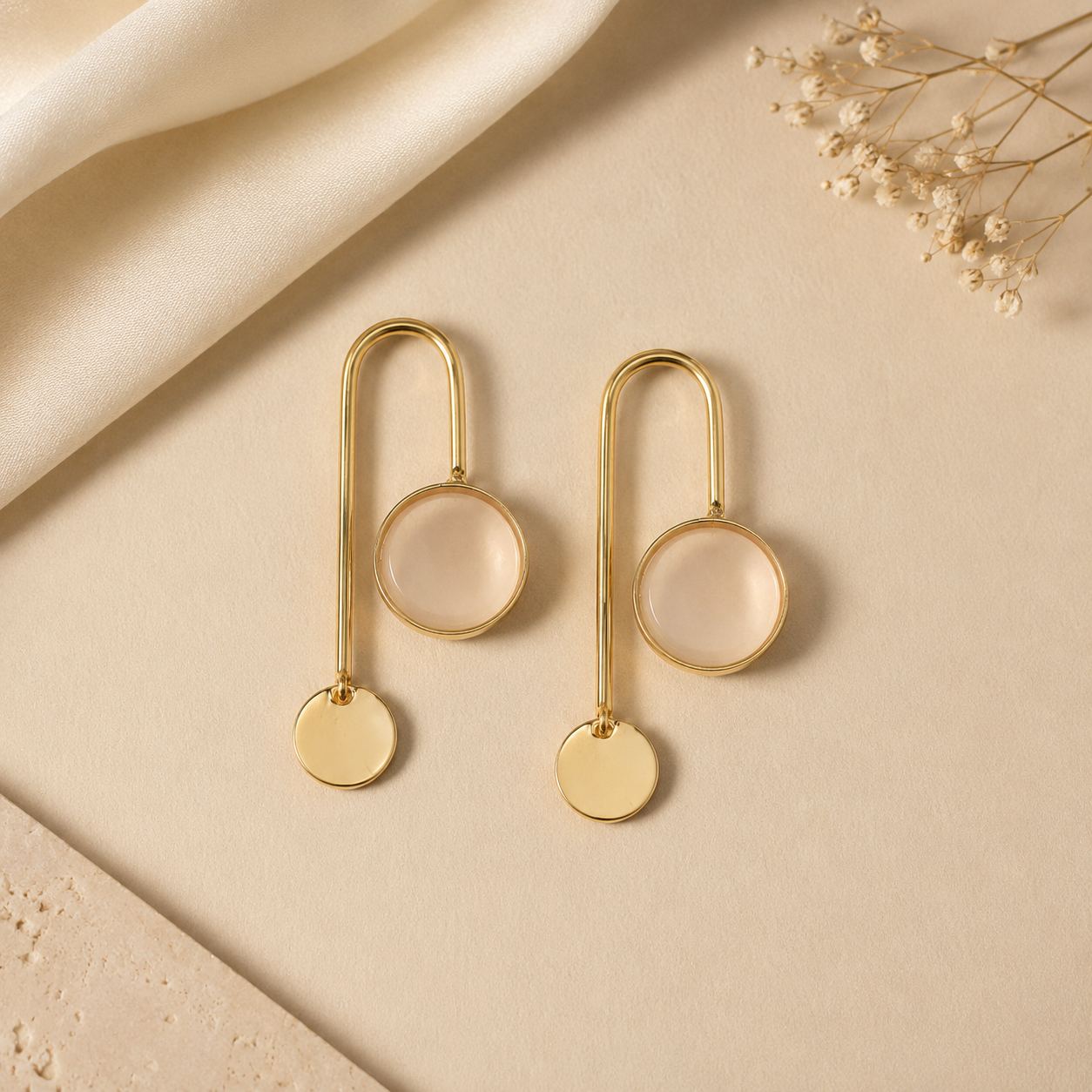 Ivory Mist Earrings