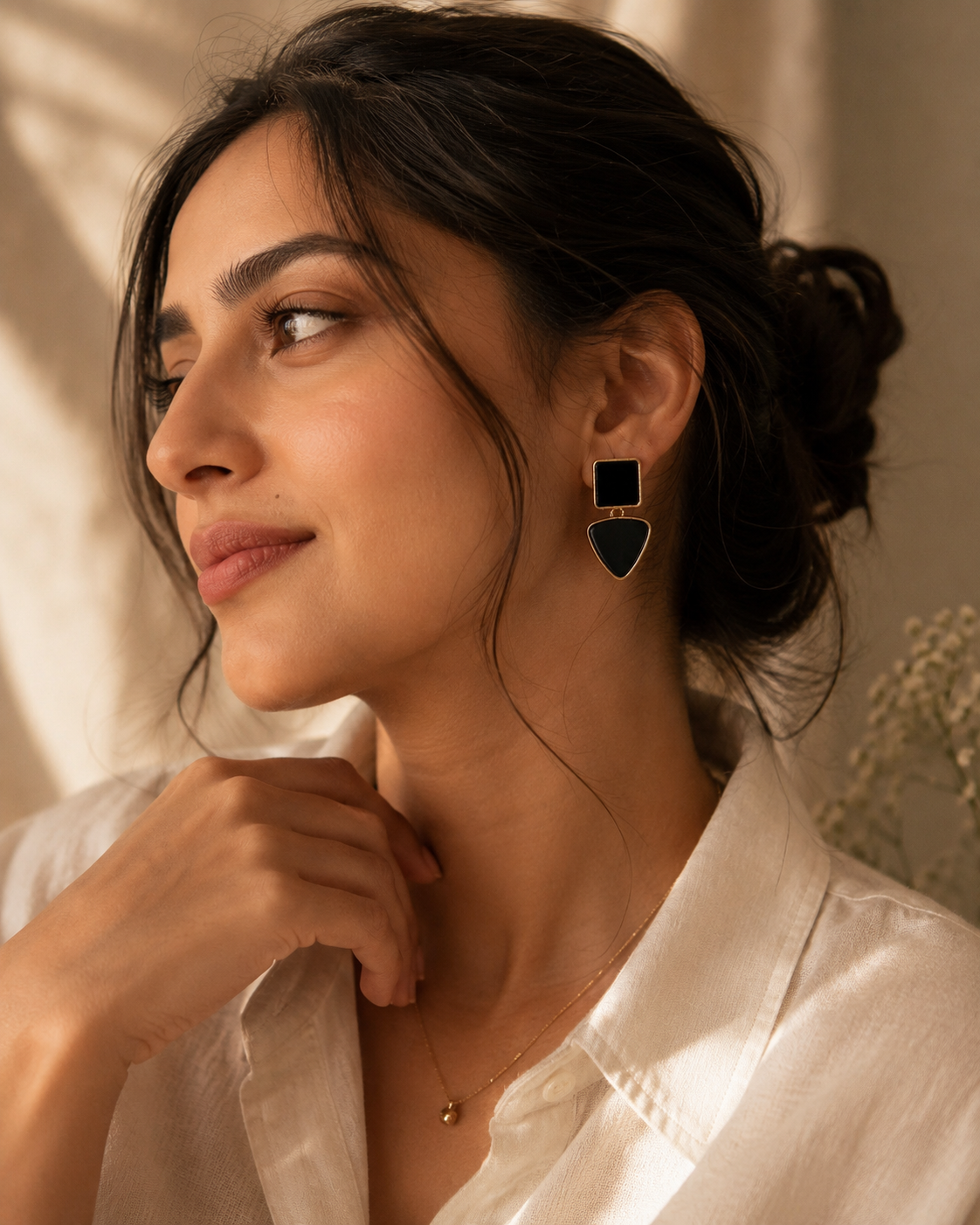 Ivory Aura Earrings