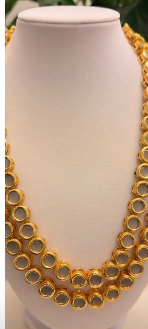Ivory Mist Kundan Set