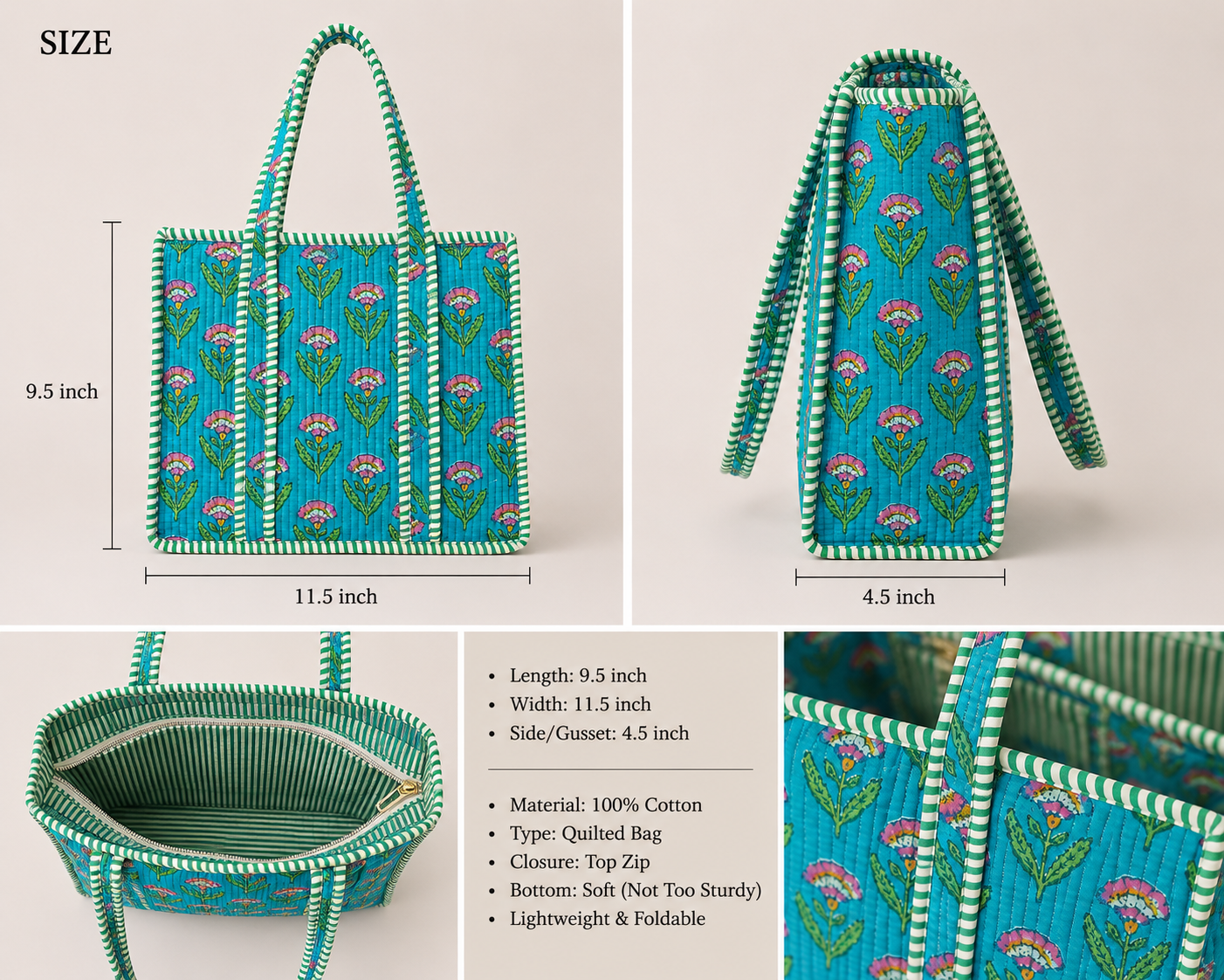Jaipur Garden Totes