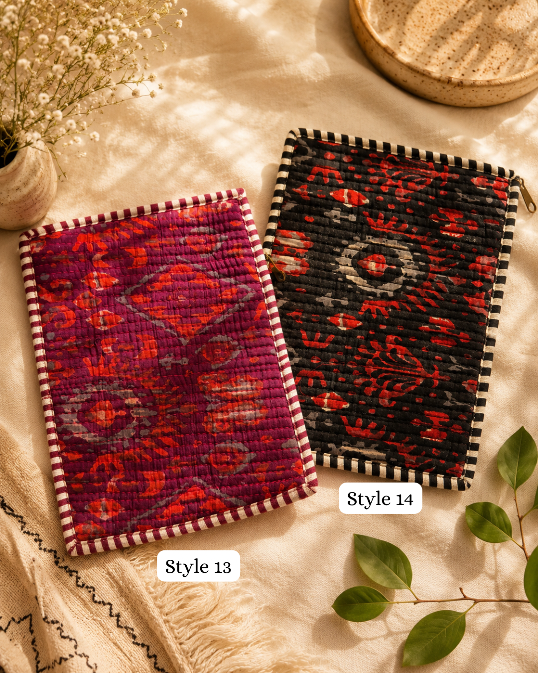 Pink City Pouches set of 2