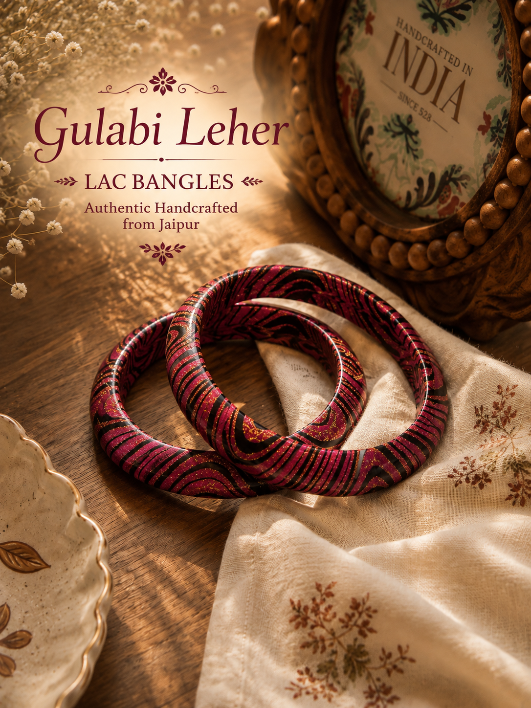 Jaipur Leher Lac Bangles