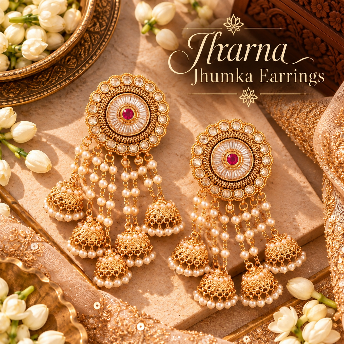 Jharna Jhumka Earrings