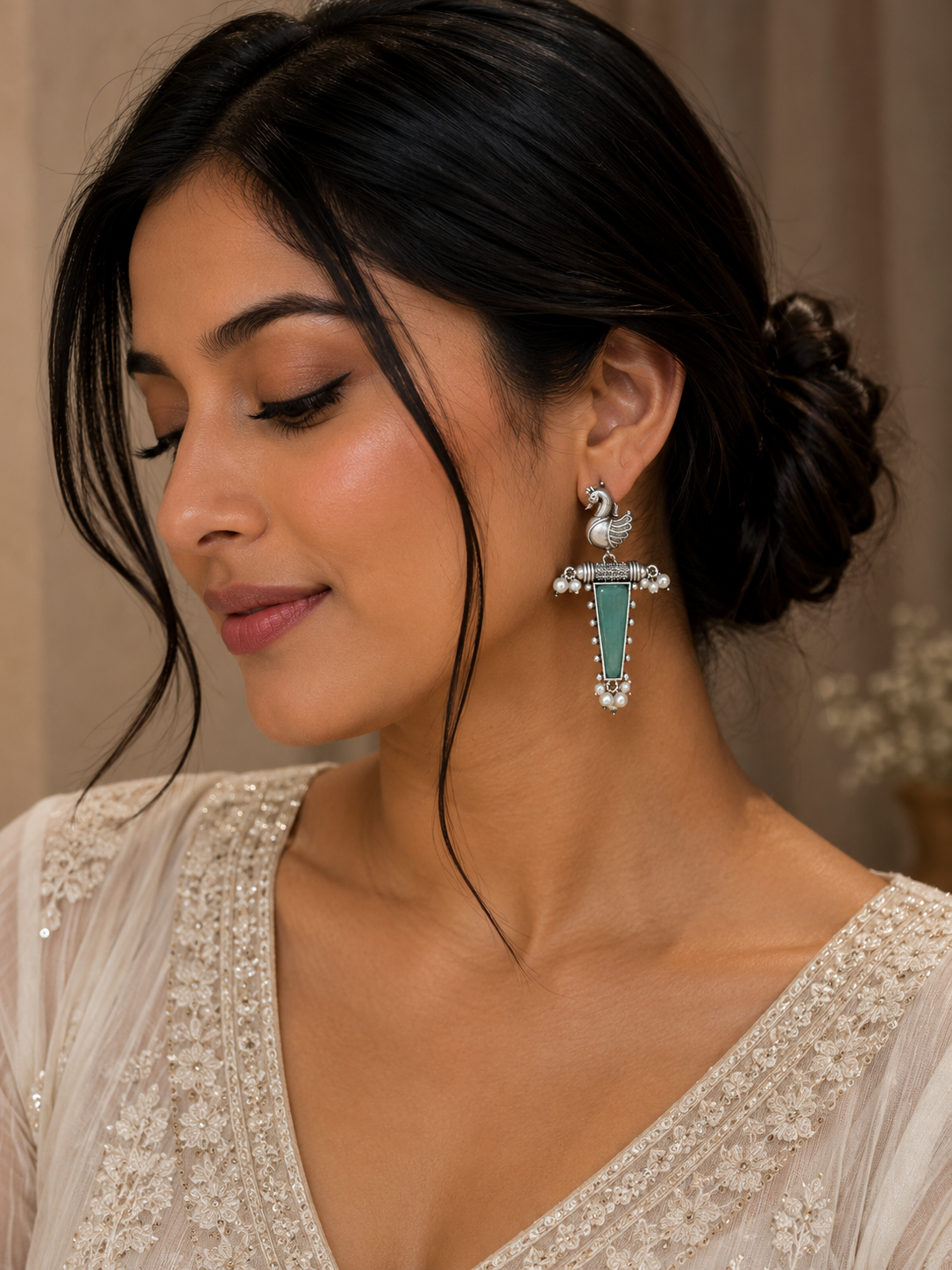 Peacock Earrings