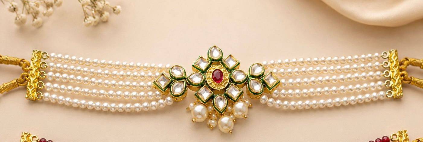 Polki Choker Set