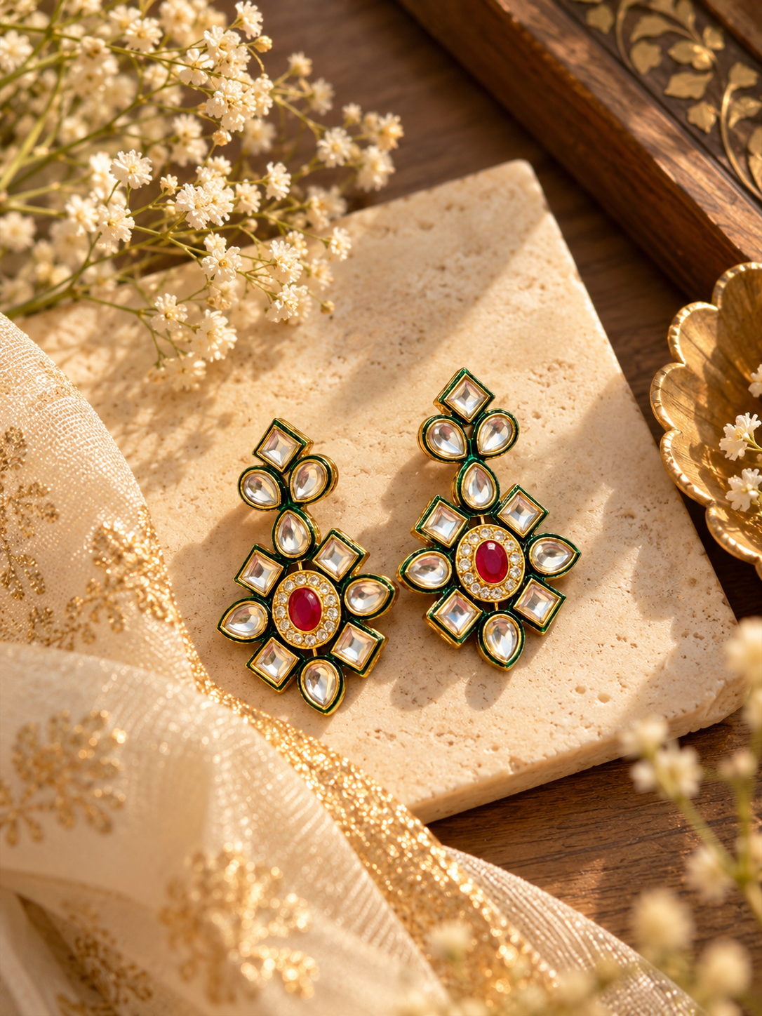 Aks Kundan Necklace Set