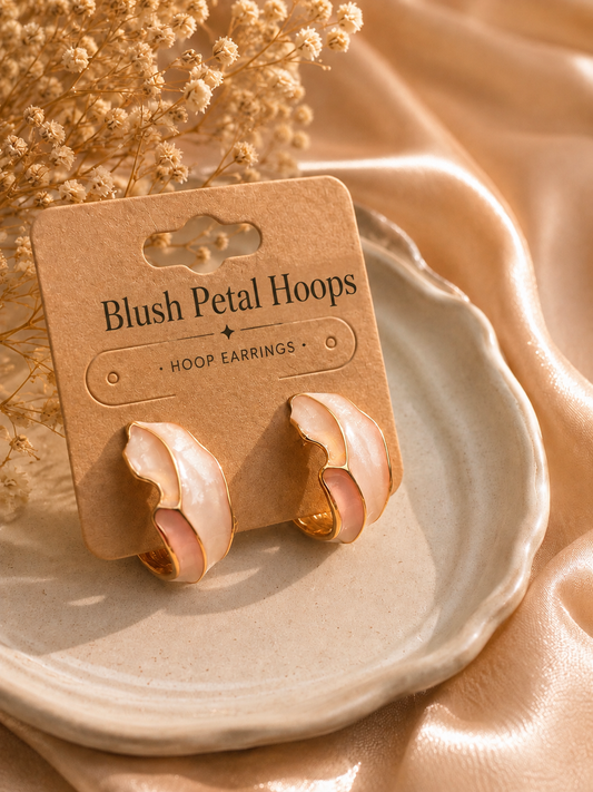 Blush Petal and Noir Swirl