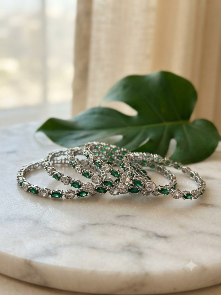Emerald Noor Bangles