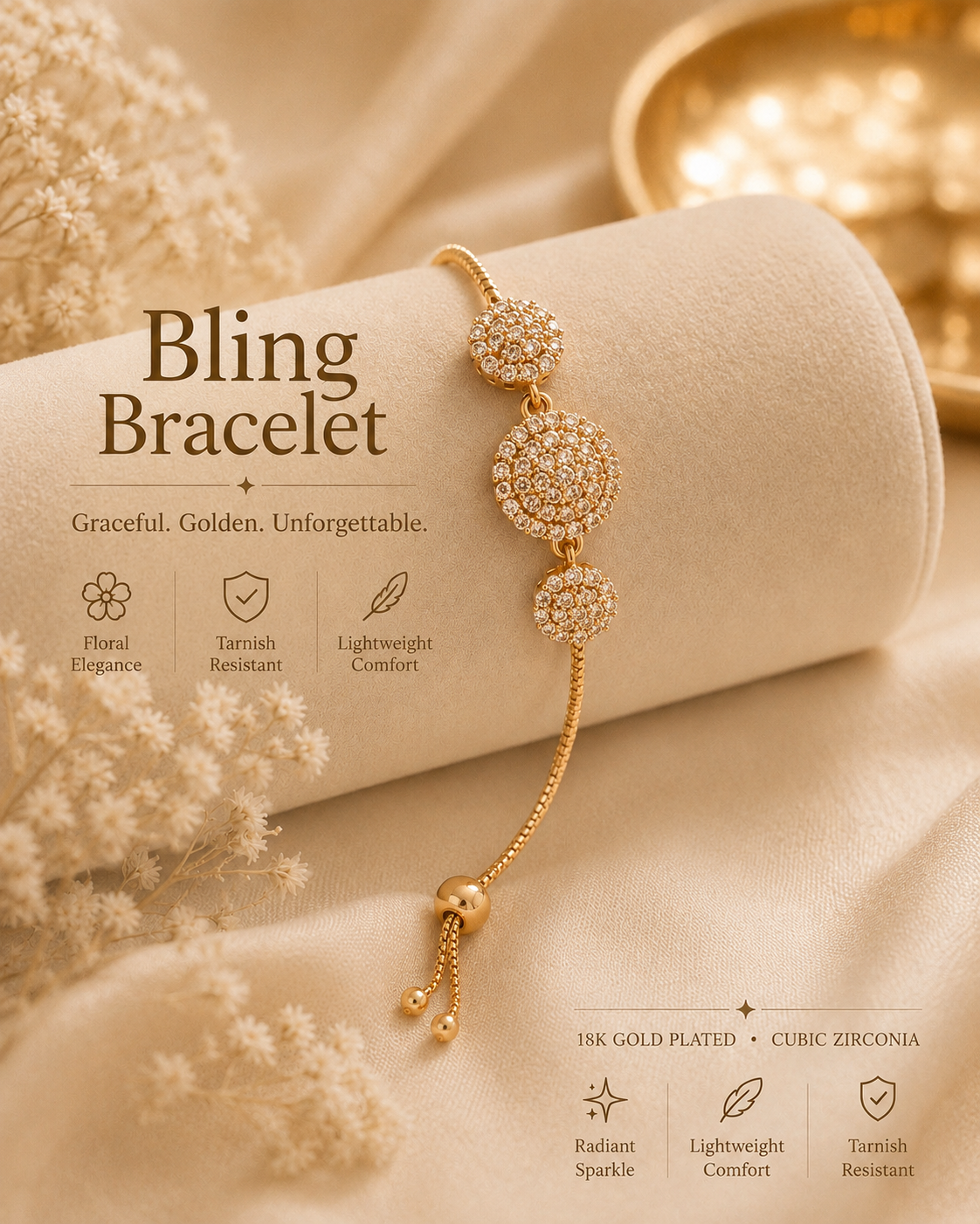 Blings and Bloom Bracelets