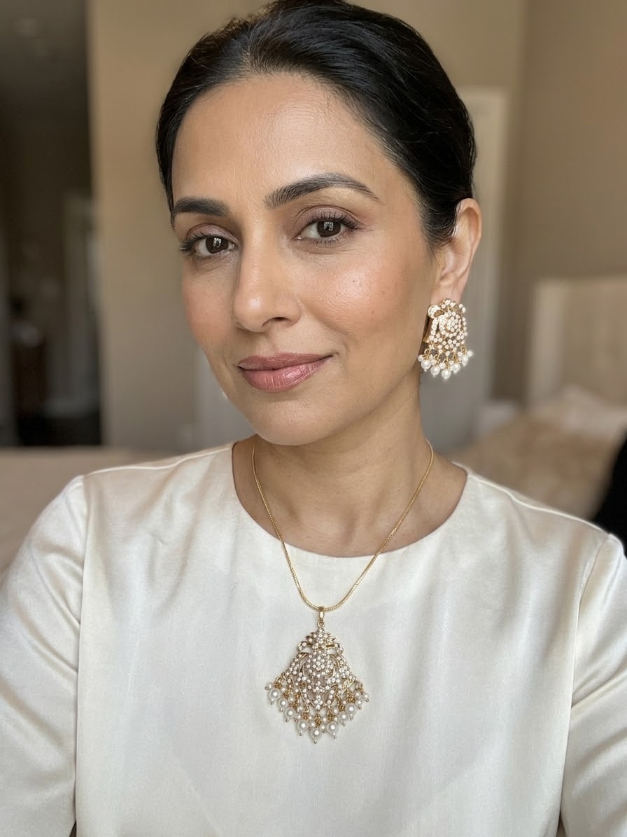 Moti Jharokha Necklace Set