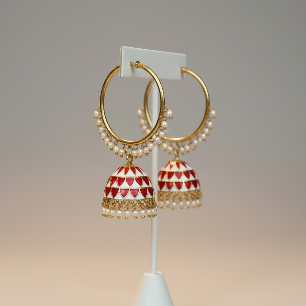 Meena Magic Jhumkas