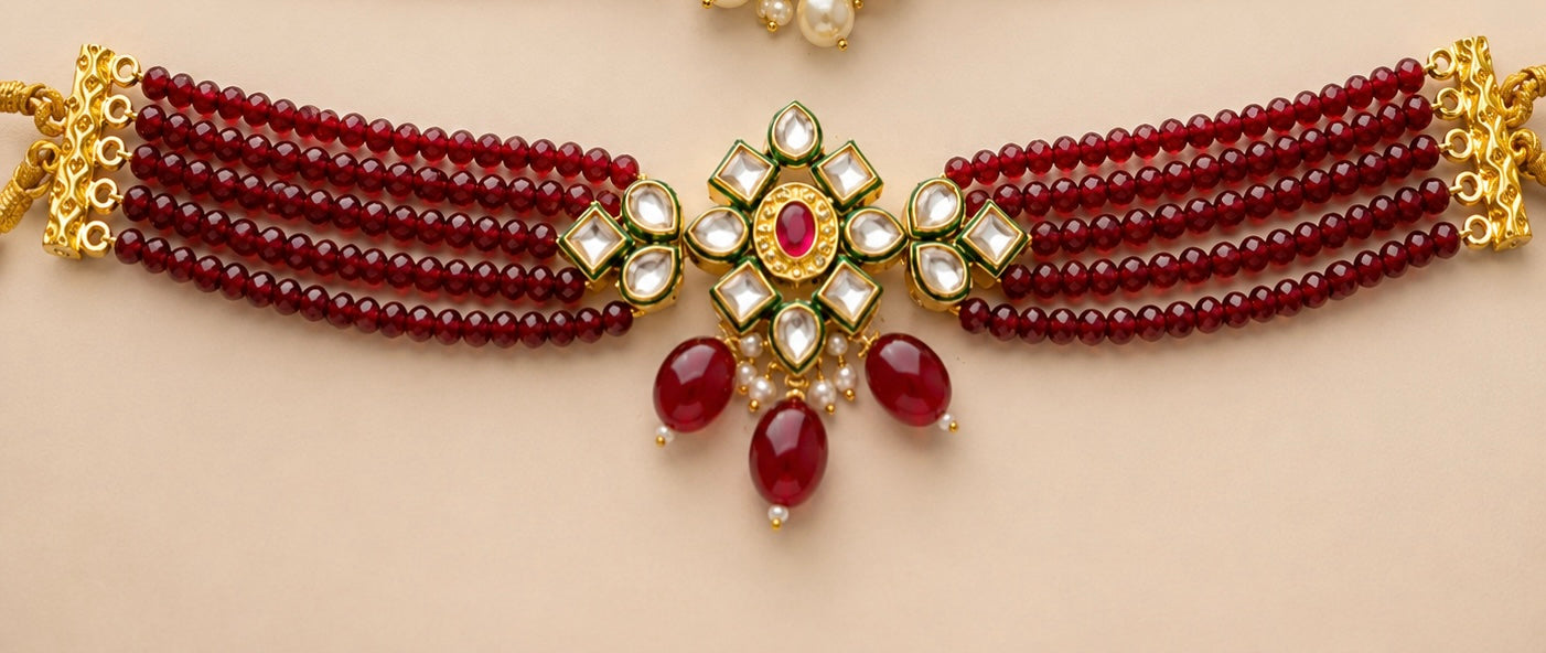 Polki Choker Set