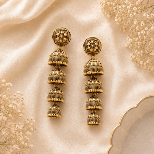 Sage Sitara Jhumkas
