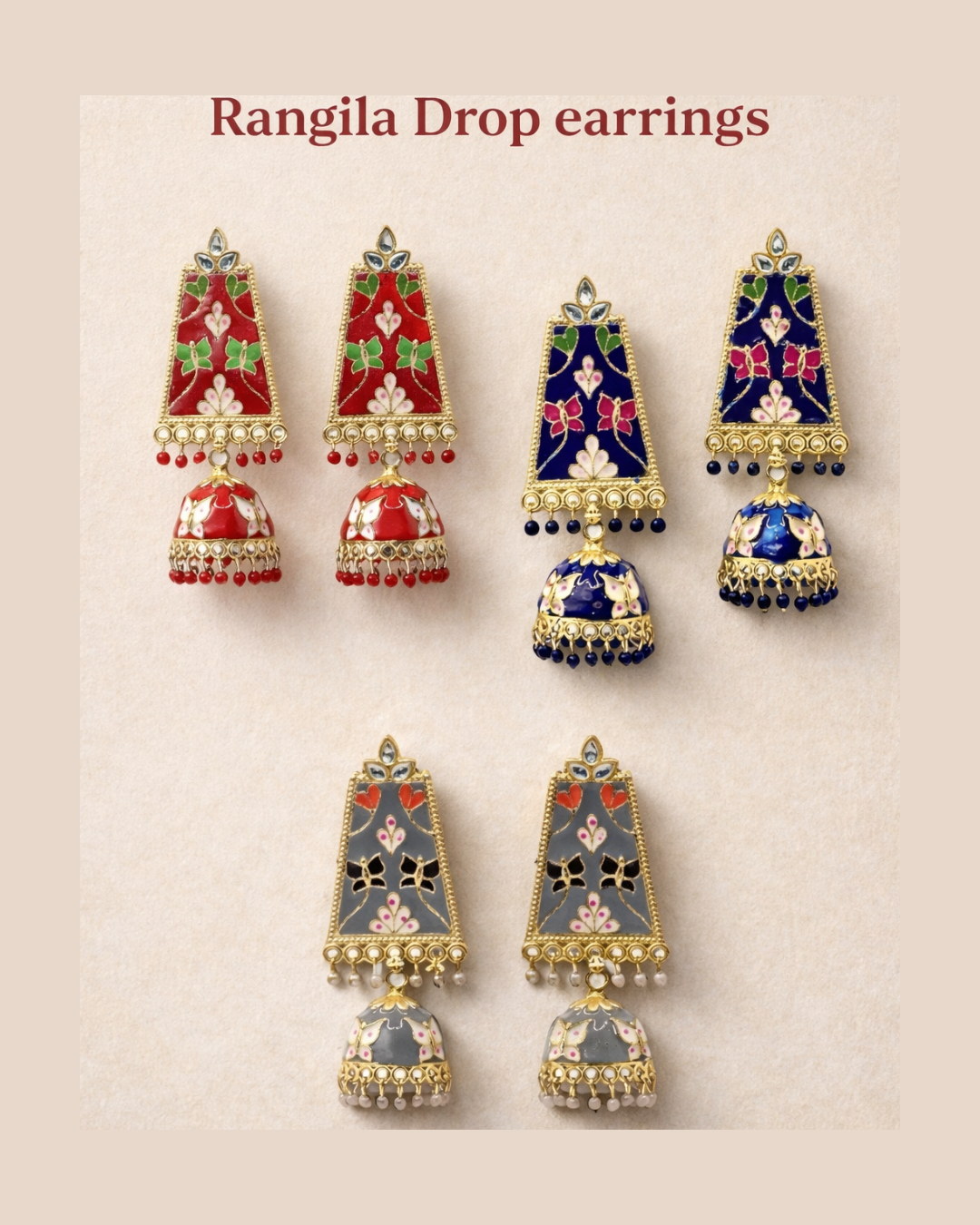 Rangila Drop Earrings