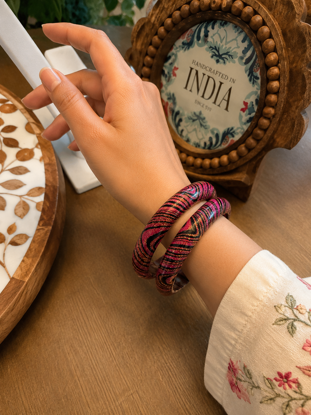 Jaipur Leher Lac Bangles