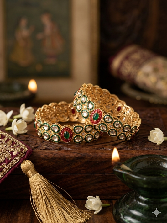 Ruby Radiance Bangles