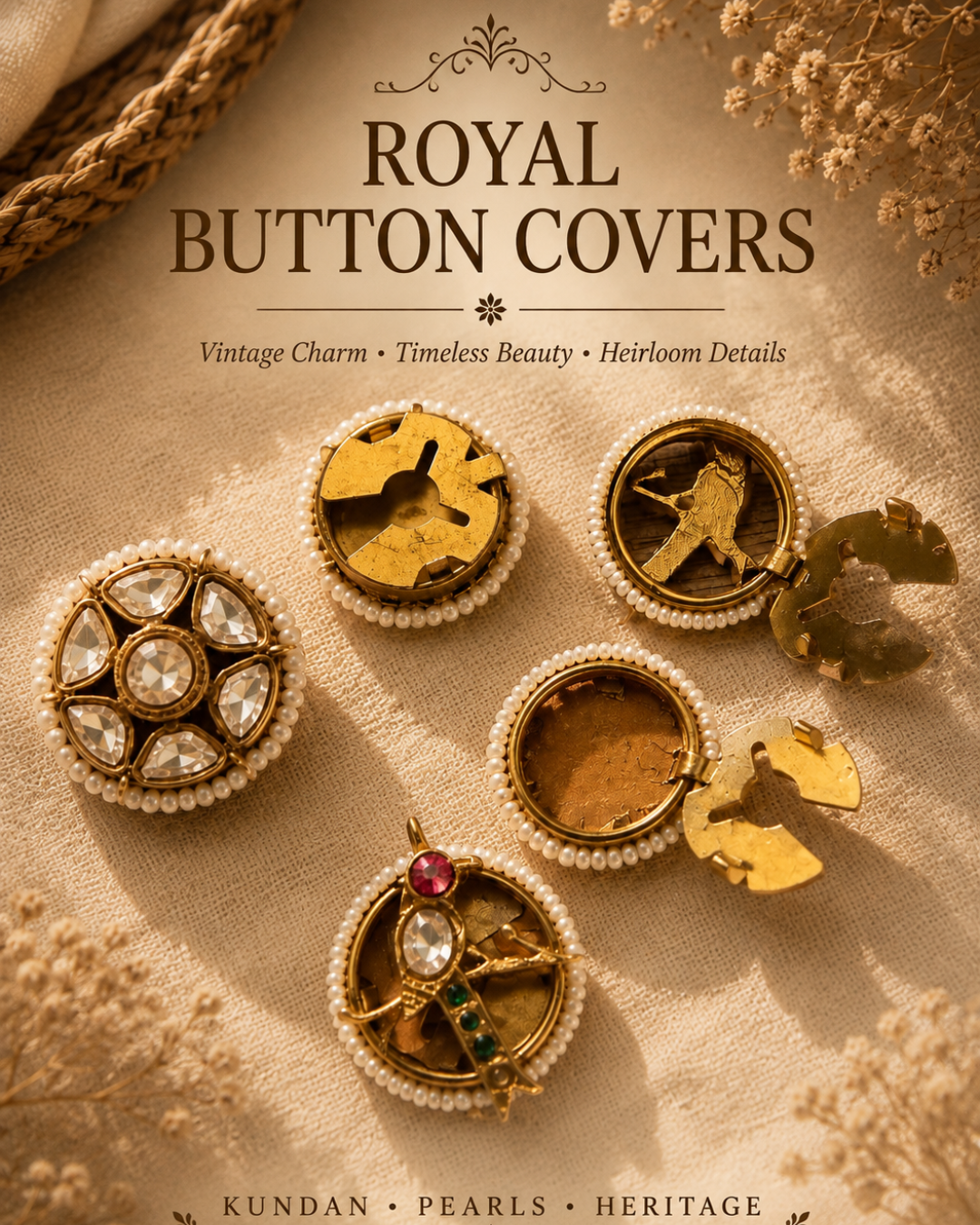Royal Button Covers