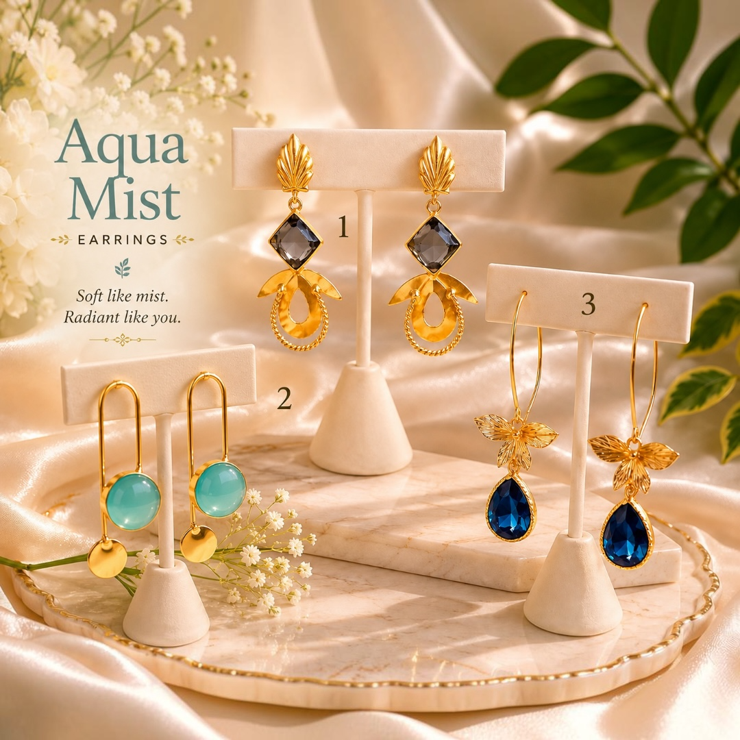 Aqua Mist Earrings