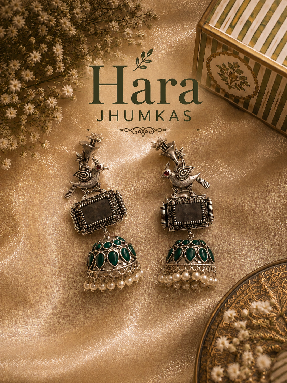Hara & Neel Jhumkas