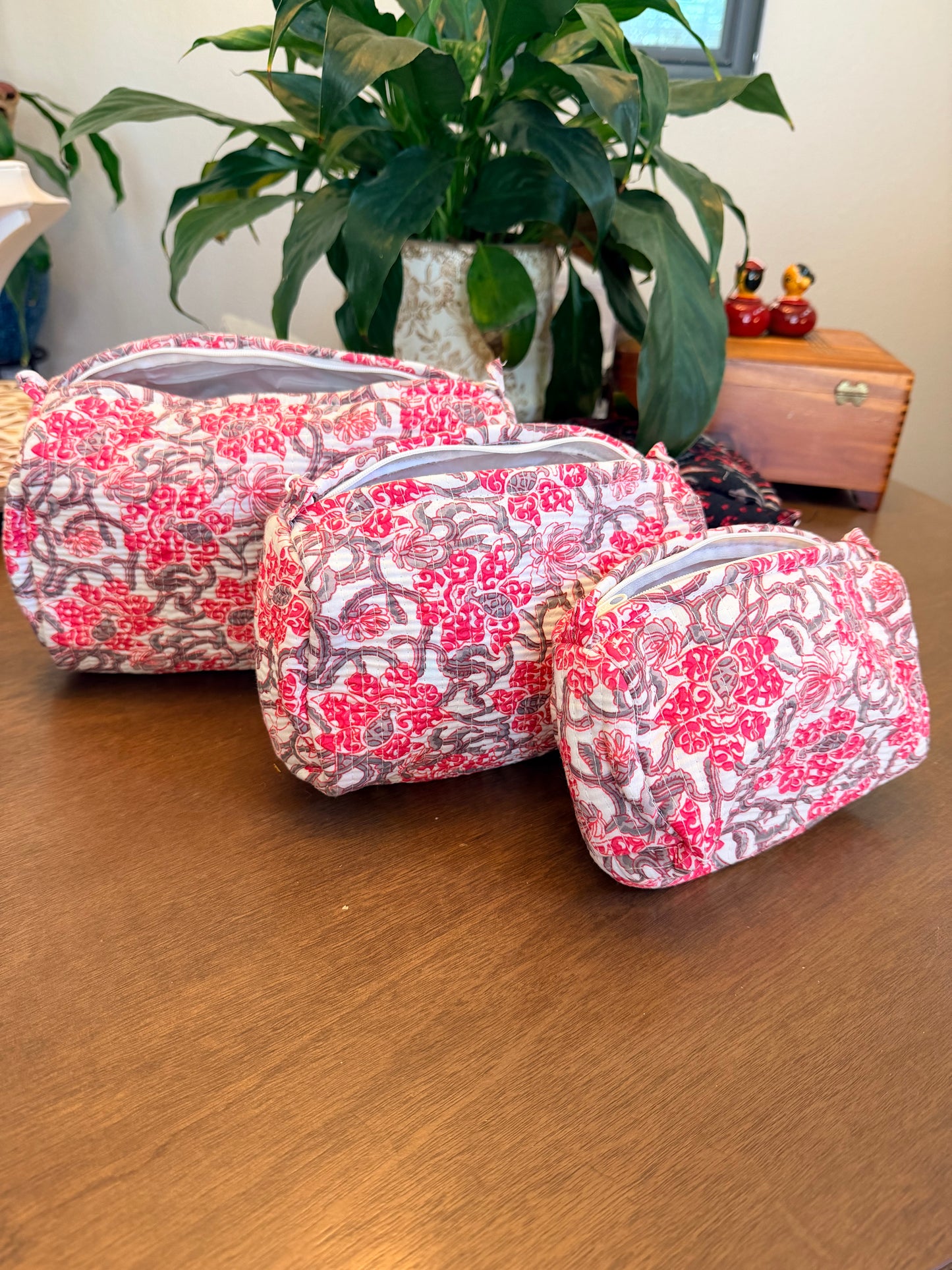 Pink City Trio Pouches