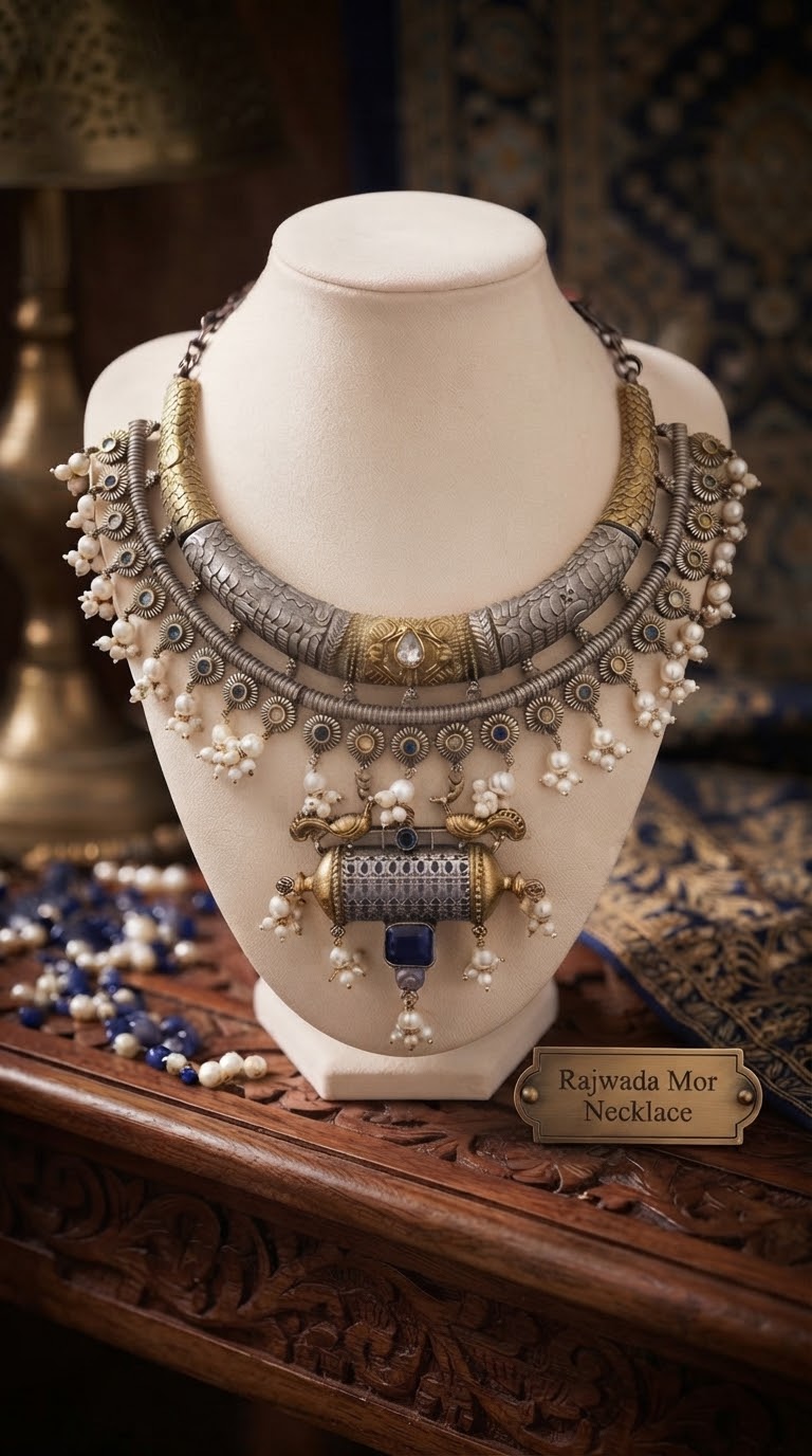 Rajwada Mor Necklace