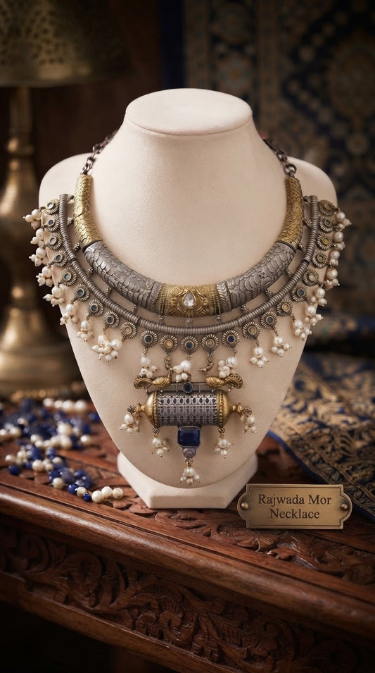 Rajwada Mor Necklace