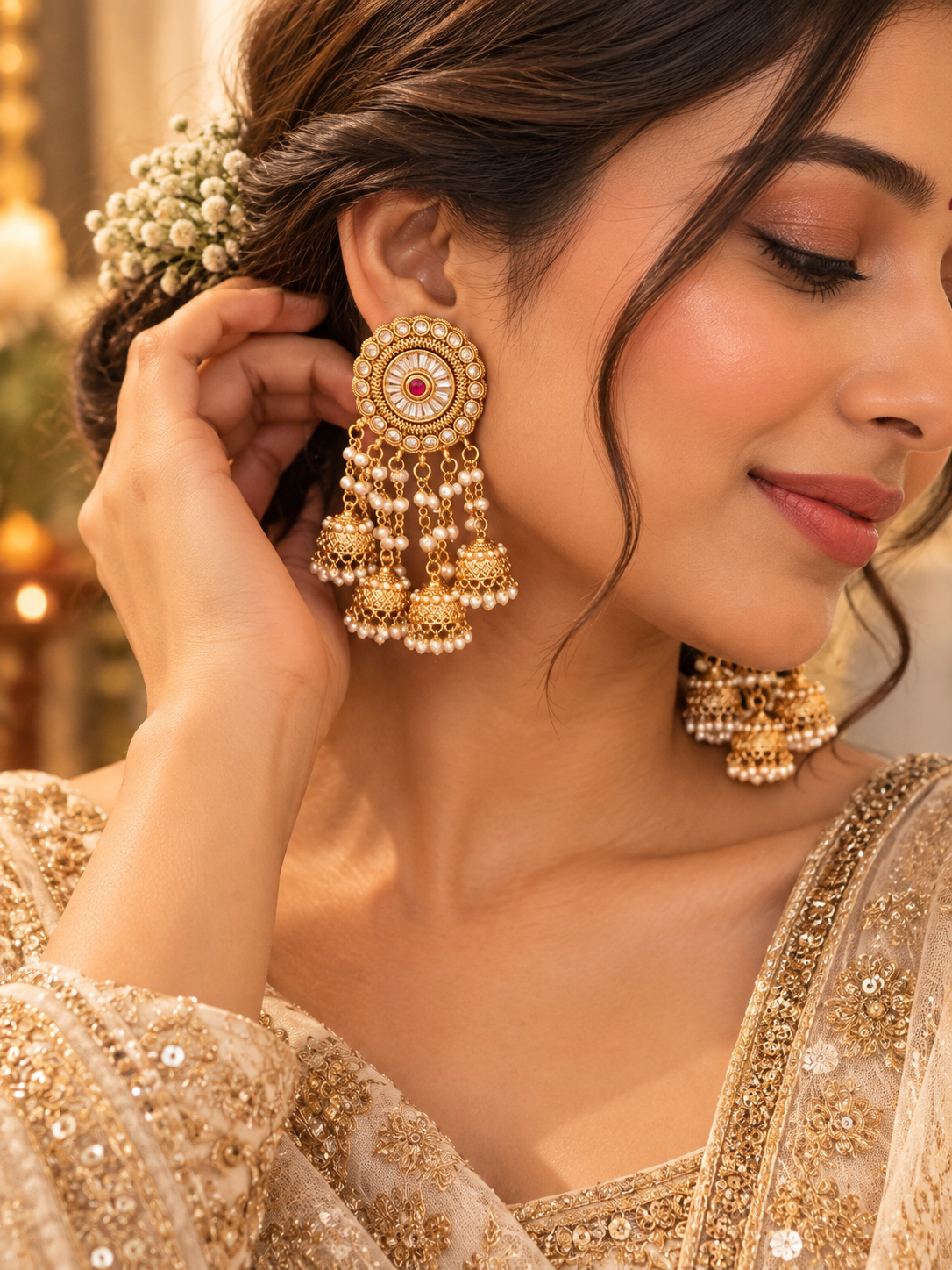 Jharna Jhumka Earrings
