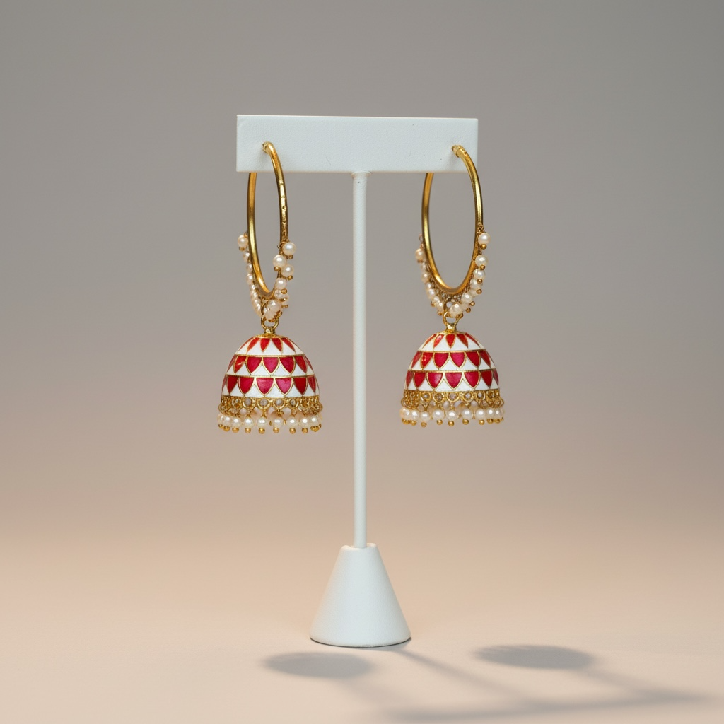 Meena Magic Jhumkas