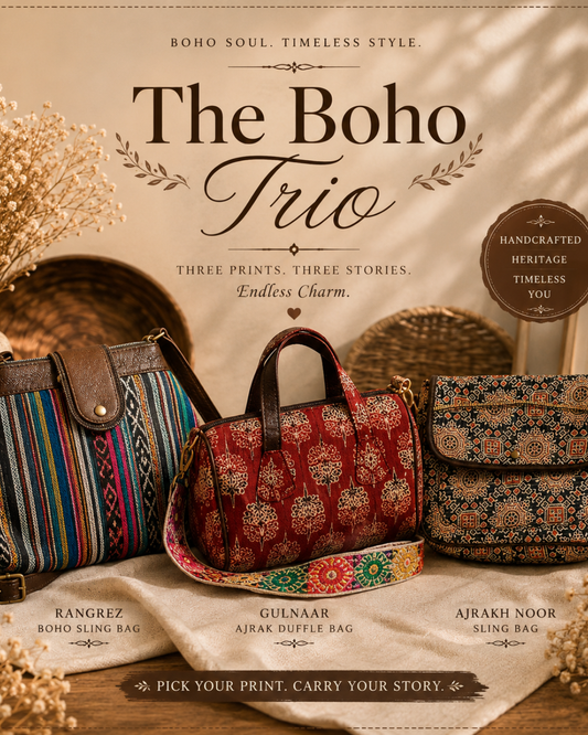 The Boho Trio Sling Bags