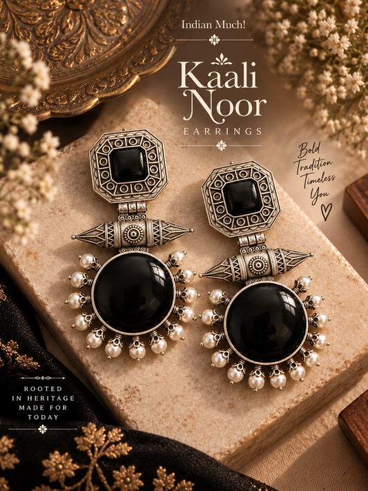 Kaali Noor Earrings