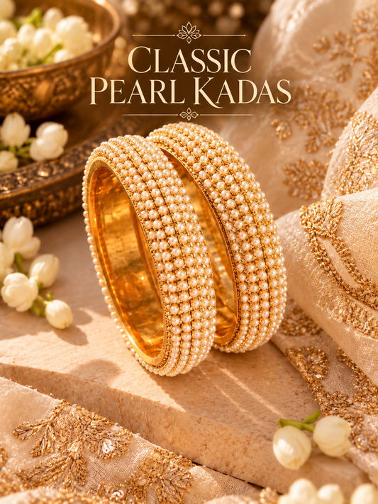 Chandrika and Classic Pearls Kadas