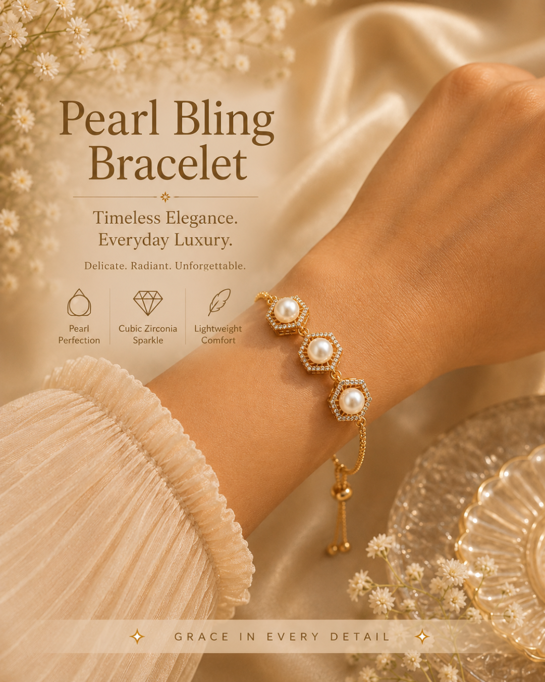 Blings and Bloom Bracelets