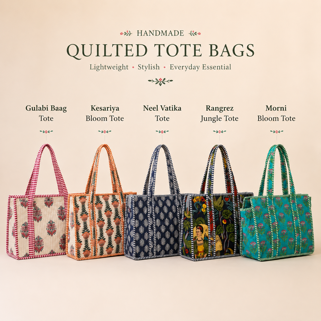 Jaipur Garden Totes