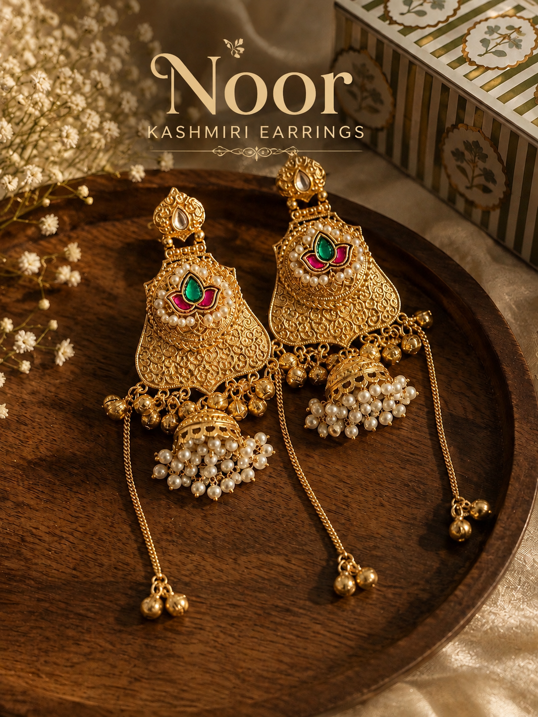 Noor Kashmiri Earrings Collection