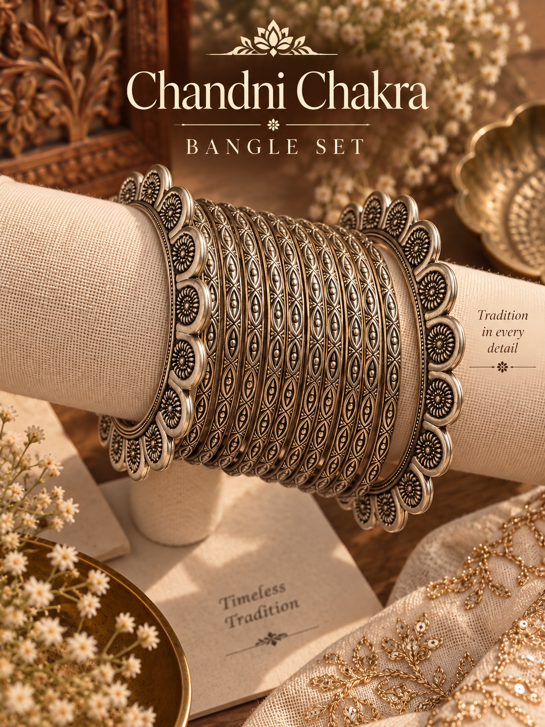 Chandni Chakra Bangle Set