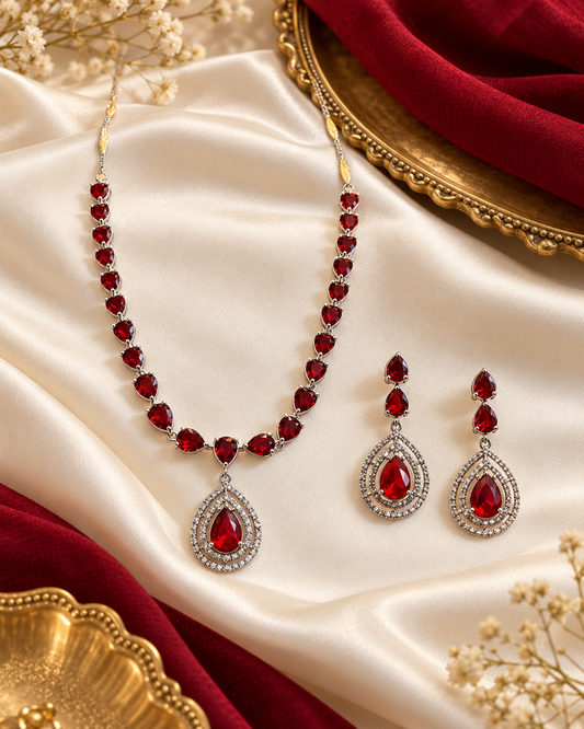 Rani Rouge Necklace Set