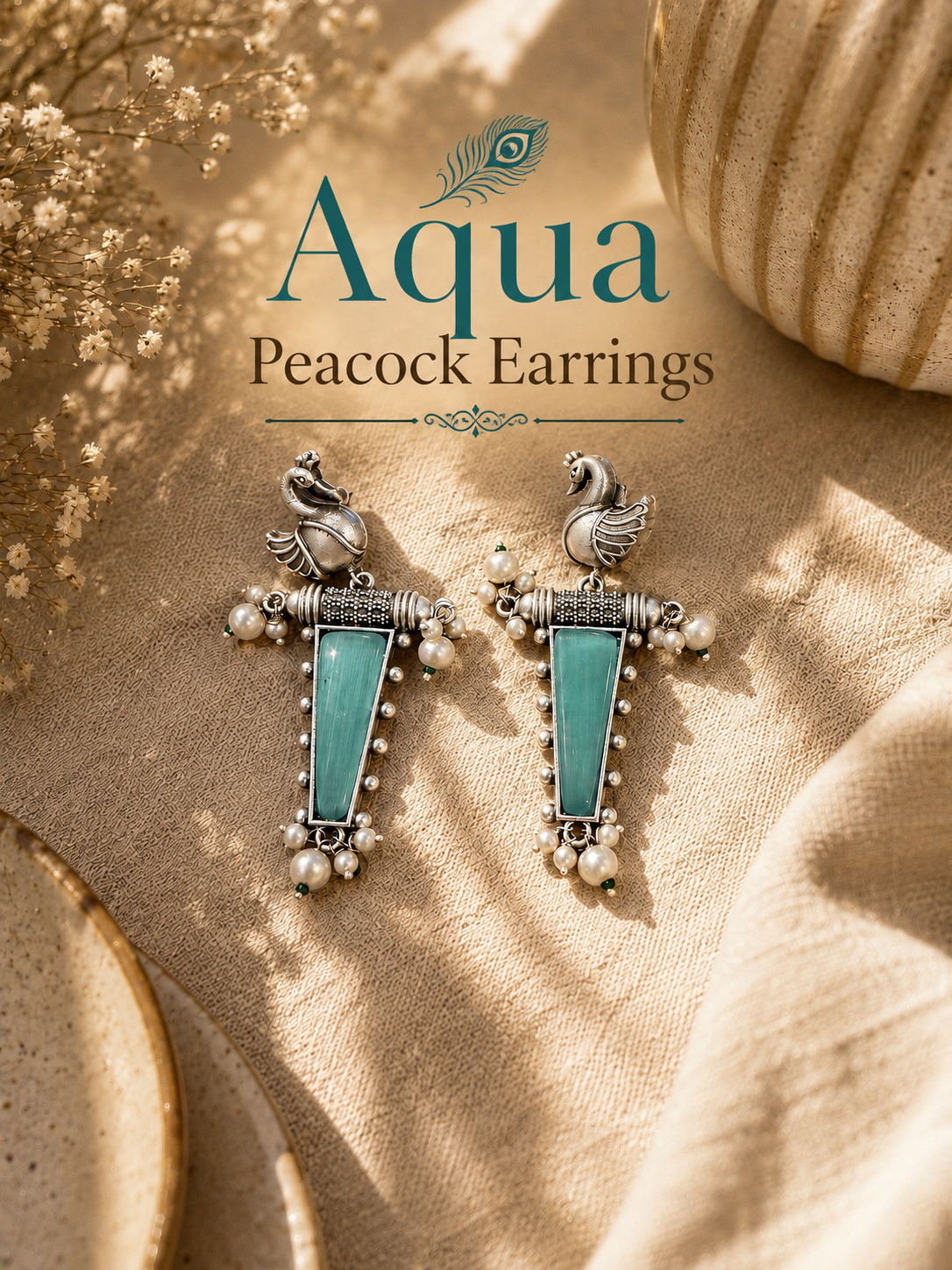 Peacock Earrings