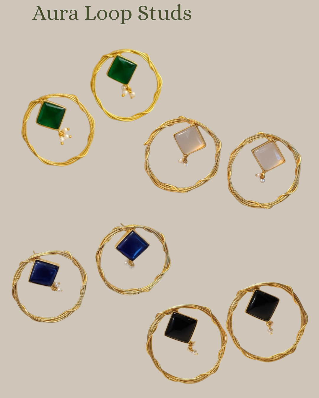 Aura Loop Studs