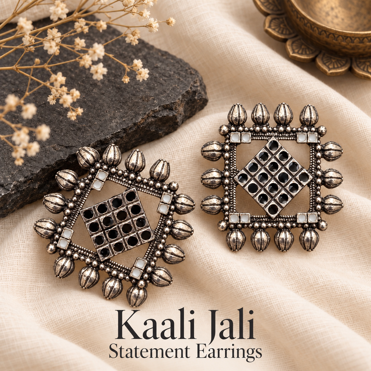 Jali Statement Earrings