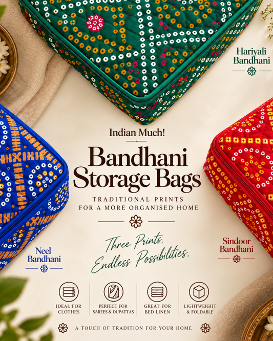 Bandhani Storage Bags