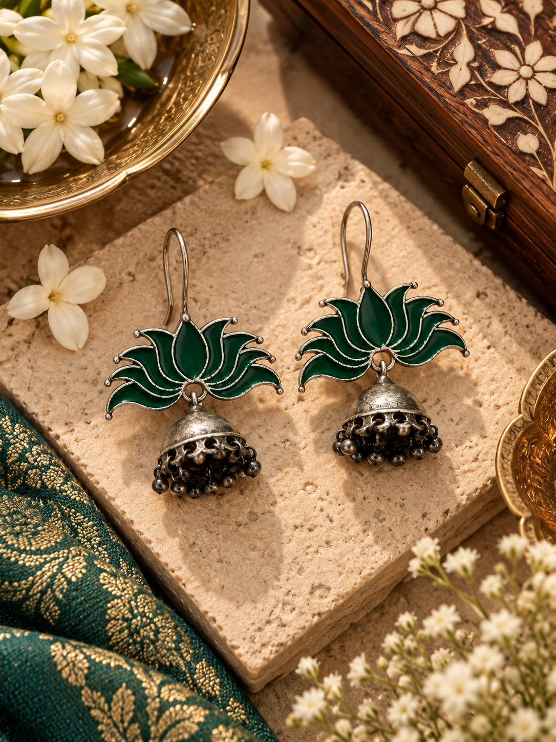 Gulbahar Enamel Earrings