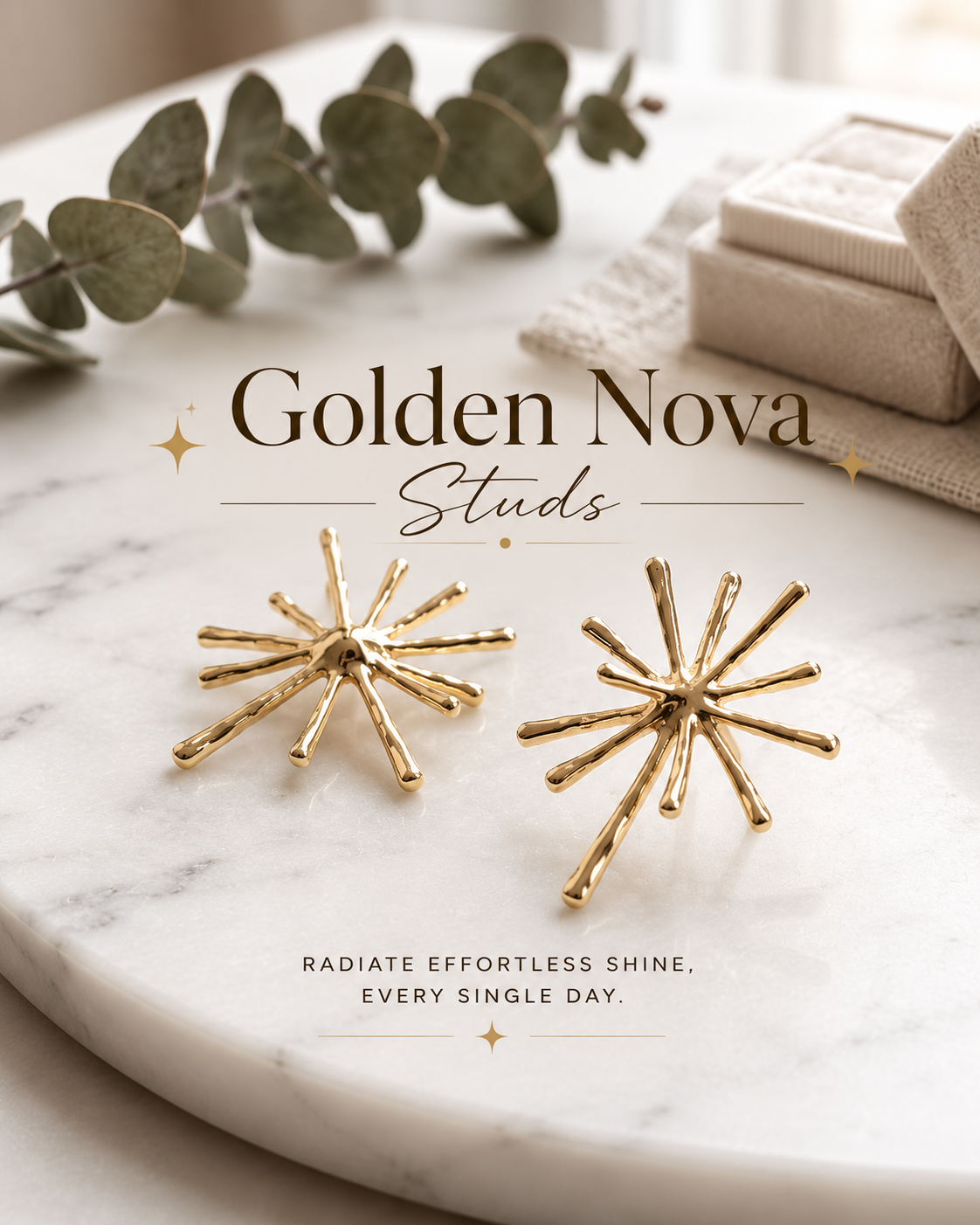 Golden Nova Studs