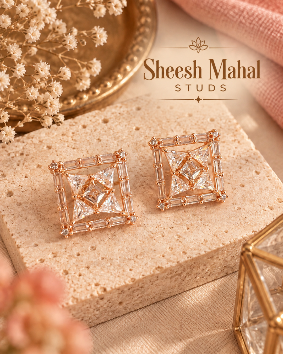 Sheesh Mahal Studs