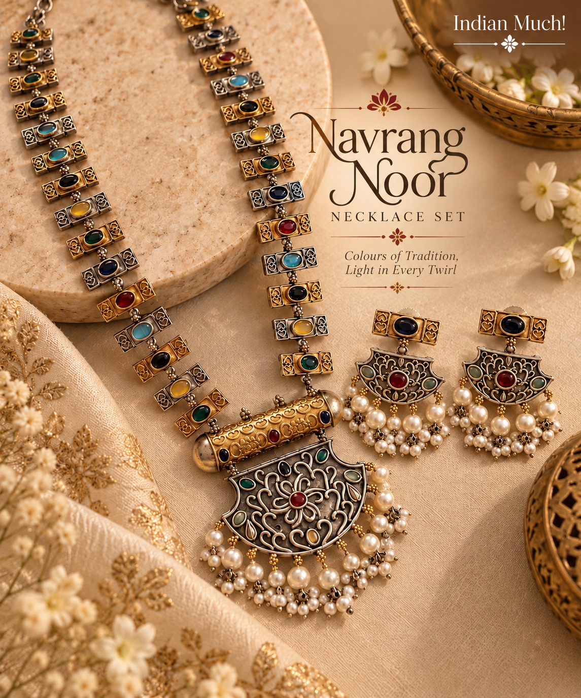 Navrang Noor Necklace Set
