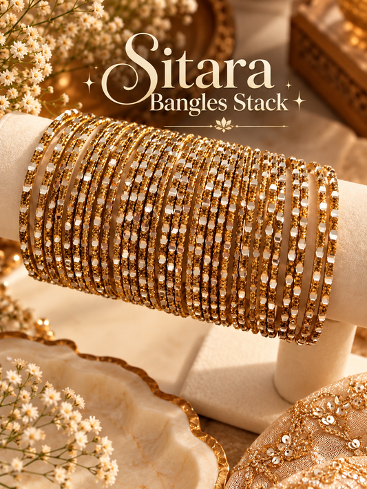 Sitara Indian Gold Bangles & Bangle Stacks