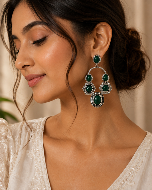 Jaipur Jade Earrings