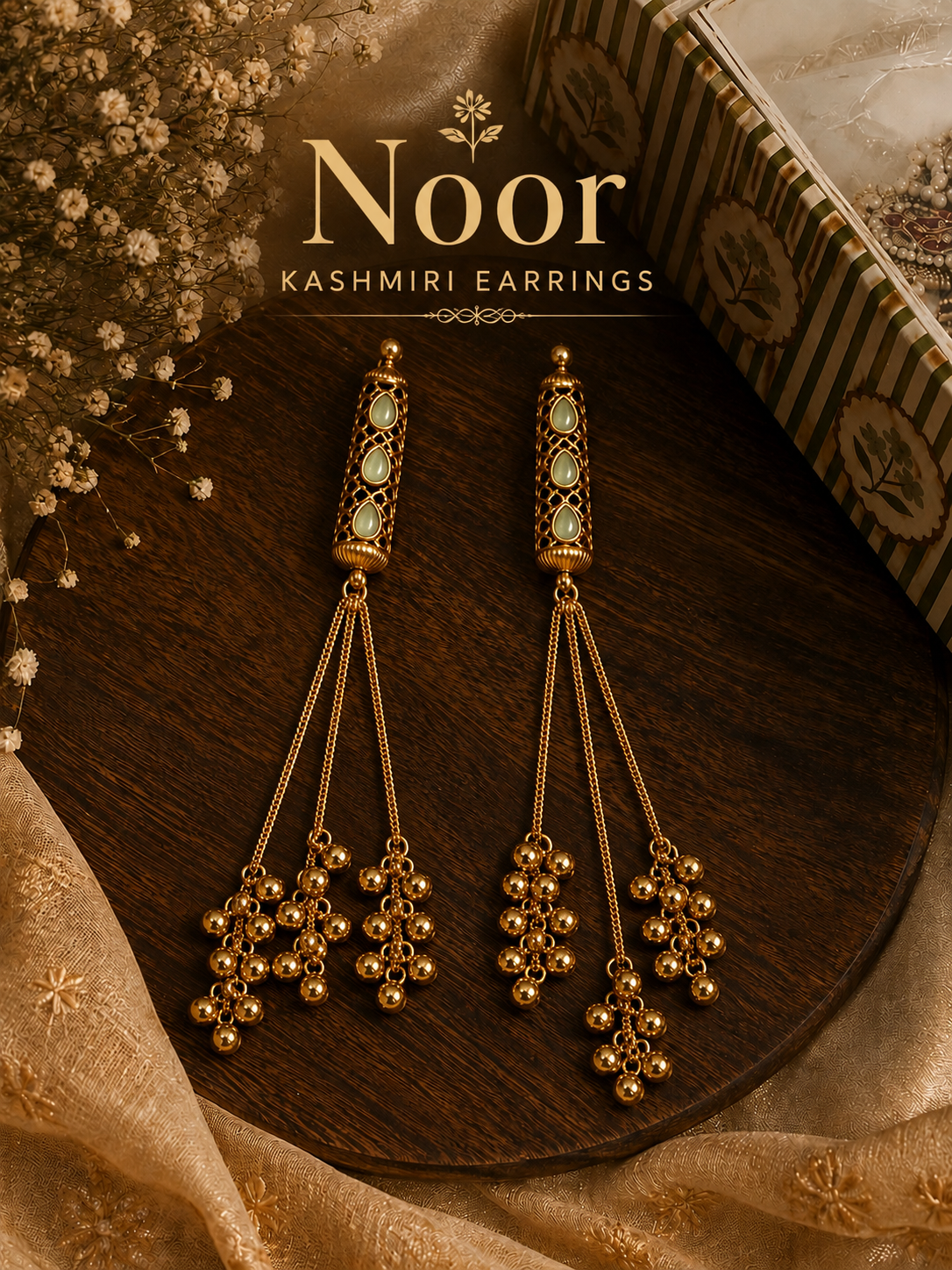 Noor Kashmiri Earrings Collection
