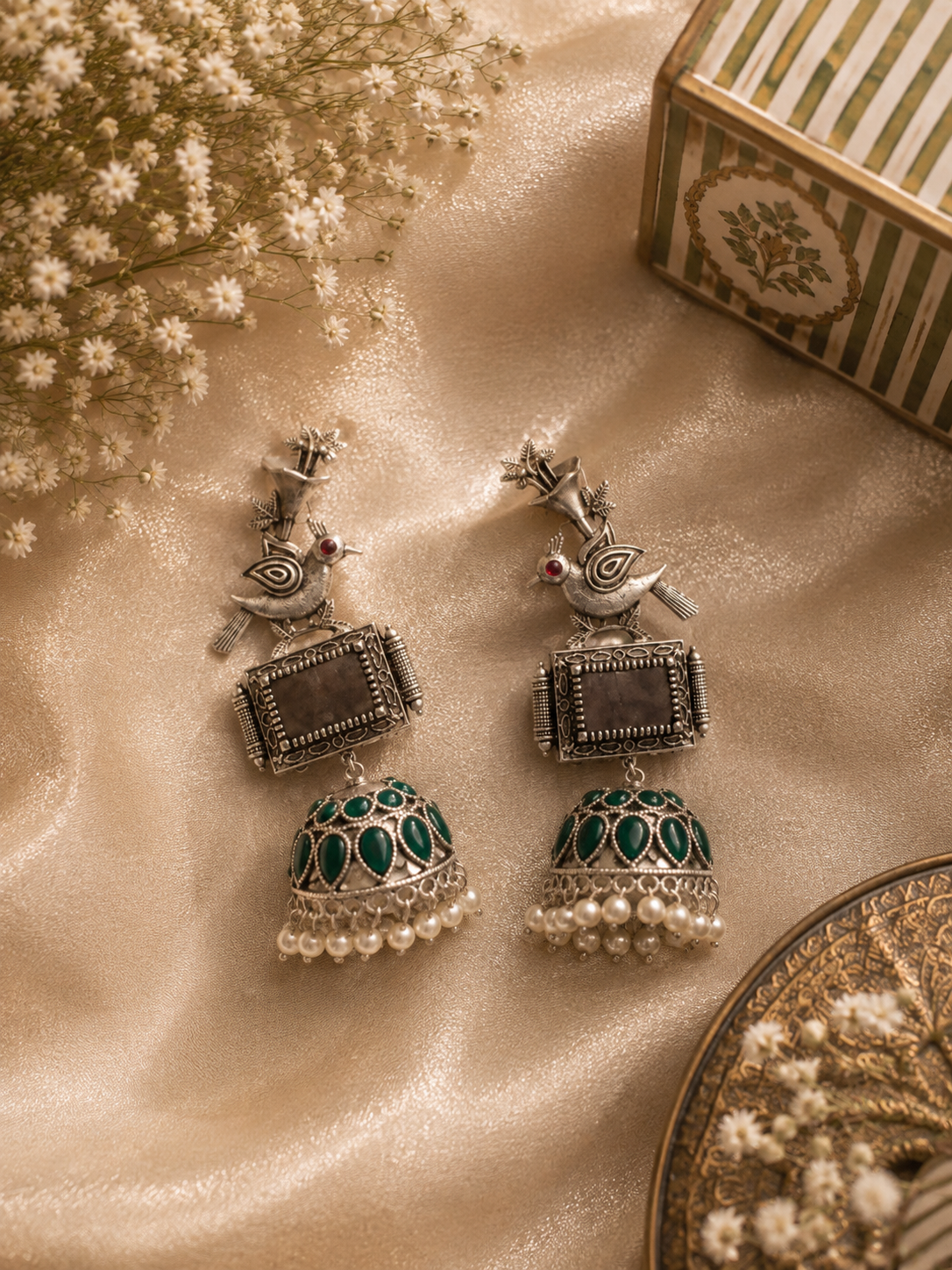 Hara & Neel Jhumkas